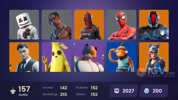 Lifetime Warranty | 157 skins | Neo Versa | Travis Scott | Astro Jack | Gold Brutus | Gold Midas | Gold Meowscles | Fishstick (World Cup)