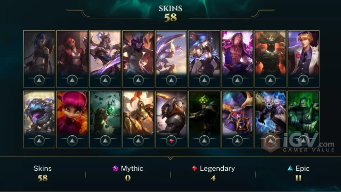 Euw I Platinium 3 (1W0L %100WR) I 60 Good Skin I 70 Champs I Master PEAK I Placaments I High MMR I Handmade I Full Access I Instant Delivery