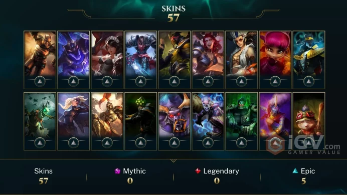LAN HANDLVL'D IRON 4 ( 3 WINS, 41 LOSSES ) + BE:8K + 76 CHAMPS + FULL ACCESS + Instant Delivery + B186