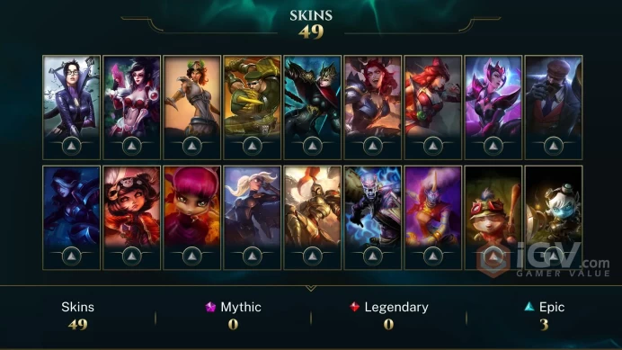 LAN HANDLVL'D IRON 4 ( 3 WINS, 39 LOSSES ) + BE:7K + 50 CHAMPS + FULL ACCESS + Instant Delivery + B187