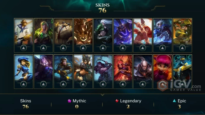 LAS HANDLVL'D IRON 4 ( 6 WINS, 38 LOSSES ) + BE:49K + 141 CHAMPS + FULL ACCESS + Instant Delivery + B189