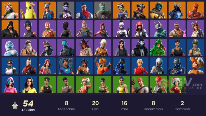 54 Skins | Carbon Commando + Trilogy #409DE5