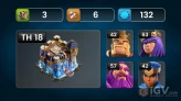 [CC4/l4F] TH18, Lv19 walls, upgraded troops, 320+ camp, ≤6 missing troops/spells/siege, 6-hero total 200+, 11k+ gems, BH6+, 4+ epic equipment 