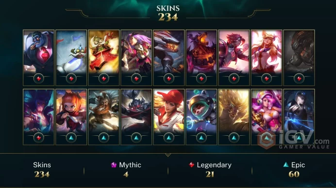 EUW/NA/OCE/JP/ MASTER AATROX main handeleveled account lv465 +205 skins 4 mythicFUllchamp / Instant Delivery/ Can change bound email and passwor