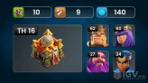 ■TH:16 (43%) (GemValue:$12190) ■Heroes: K62 Q60 W27 C24 P34 D6 ■EE:7 ■Skins:5 ■BH:9 ■Full Access ■Instant Delivery ■A7217 ______________________
