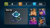 ■TH:13 (72%) (GemValue:$8537) ■Heroes: K59 Q64 P39 W28 C8 ■EE:5 ■Skins:2 ■BH:7 ■Full Access ■Instant Delivery ■A7163 ___________________________