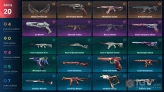 EU 20 skins | Kuronami Vandal | Neo Frontier Sheriff | Blades of Primordia | Reaver Vandal | Mystbloom Vandal | Aemondir Vandal | V1067
