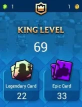 ■LVL:69 (GemValue:$33663) ■Cards:122 L16:14 L15:21 L14:18 ■Skins:11 ■HT:13222 ■Emotes:135 ■Full Access ■Instant Delivery ■A7249 ________________