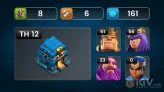■TH:12 (62%) (GemValue:$3166) ■Heroes: K51 Q56 P30 W23 ■Skins:1 ■SW:2483 ■BH:6 ■Full Access ■Instant Delivery ■A287 ____________________________