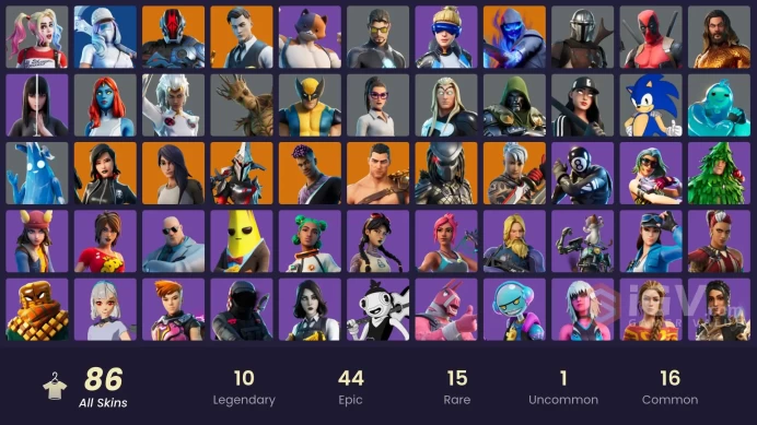 86 Skins | Gold Midas #25099E