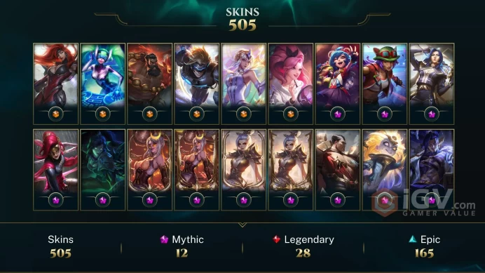 LAS | 444 SKIN | 56K+ BE | 687 LVL | UNRANKED | MAIL CHANGEABLE LEAGUE OF LEGENDS ACCOUNT