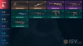 AP - LVL 32 - Unranked - 2 Knifes - 9 Skins (~16,825 VP) Emberclad Hammer, XEROFANG Knife, XEROFANG Vandal, Emberclad Phantom