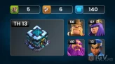 ■TH:13 (61%) (GemValue:$5449) ■Heroes: K56 Q67 P25 W40 C13 ■EE:2 ■Skins:4 ■BH:6 ■Full Access ■Instant Delivery ■A7195 __________________________