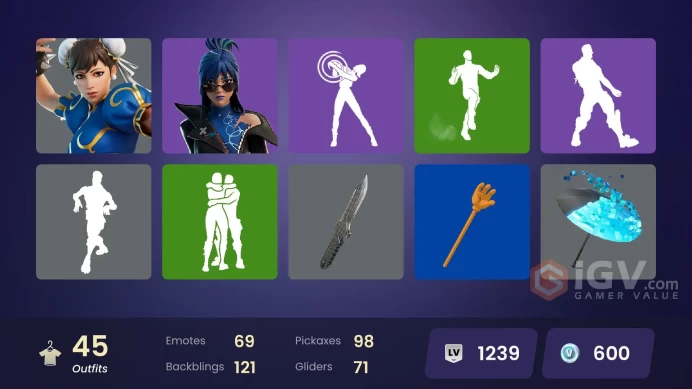 45 Skins | Chun-Li #047786