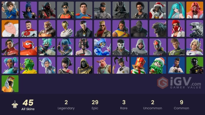 45 Skins | Chun-Li #047786
